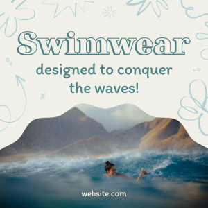 Swimwear For Surfing Instagram post Image Preview
