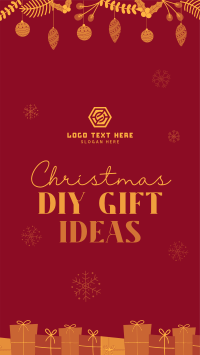 DIY Christmas Gifts Facebook Story Design