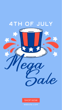 Festive Sale for 4th of July Instagram Reel Image Preview