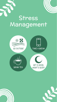 Stress Management Tips Instagram story Image Preview
