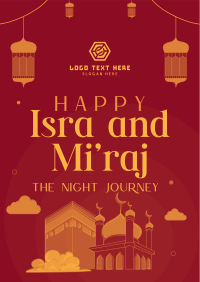 Isra and Mi'raj Night Journey Poster Image Preview