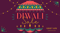 Diwali Lanterns Facebook Event Cover Design