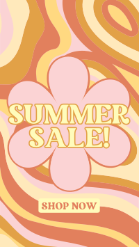 Groovy Summer Sale TikTok video Image Preview