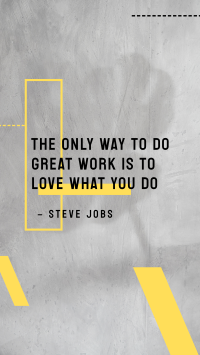 Love What You Do Facebook story Image Preview