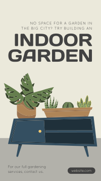 Indoor Garden Facebook story Image Preview