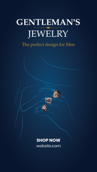 Gentleman's Jewelry Instagram Story Design