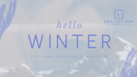 Winter Greeting Facebook event cover Image Preview