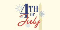 4th of July Text Twitter post Image Preview