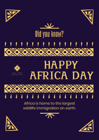 Decorative Africa Day Poster Image Preview