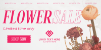 Flower Boutique  Sale Twitter Post Design