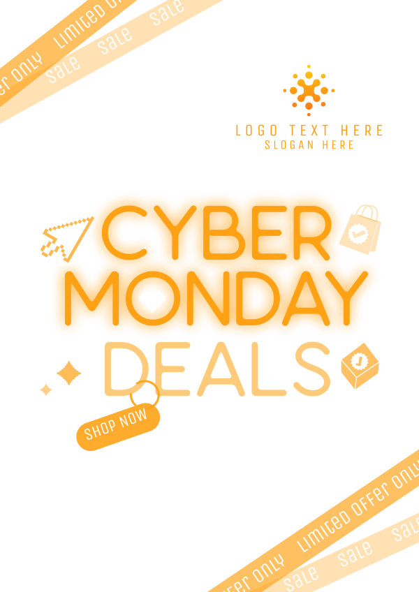 Cyber Deals For Everyone Flyer Design