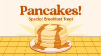 Retro Pancake Breakfast Facebook event cover Image Preview