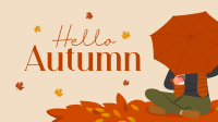 Hello Autumn Greetings Facebook event cover Image Preview