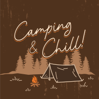 Camping Adventure Outdoor Instagram Post Design