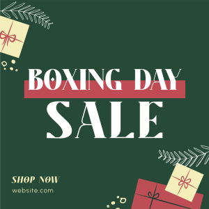 Christmas Boxing Instagram post Image Preview