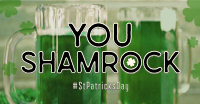 St. Patrick's Shamrock Facebook Ad Design