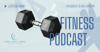 Modern Fitness Podcast Facebook Ad Design