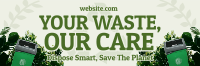 Modern Eco-Friendly Waste Disposal Twitter Header Preview