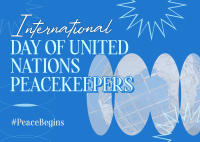 UN Peacekeepers Day Postcard Image Preview