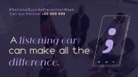 Typographic Suicide Prevention Animation Preview