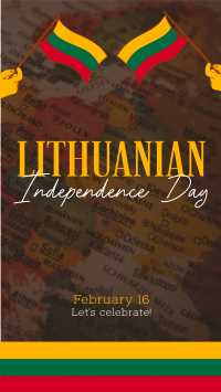 Modern Lithuanian Independence Day Facebook Story Image Preview