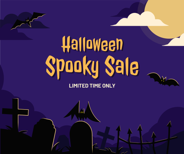 Halloween Sale Facebook Post Design Image Preview