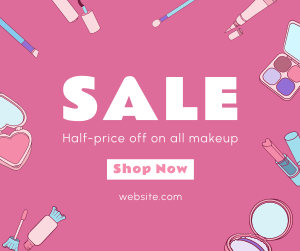 Makeup Sale Facebook post Image Preview