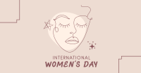 International Women's Day Illustration Facebook ad Image Preview