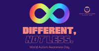 Autism Awareness Infinity Facebook ad Image Preview