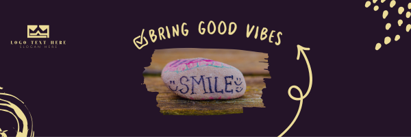 Bring A Good Vibes Twitter Header Design Image Preview