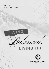 Living Balanced & Free Flyer Image Preview