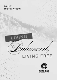Living Balanced & Free Flyer Image Preview