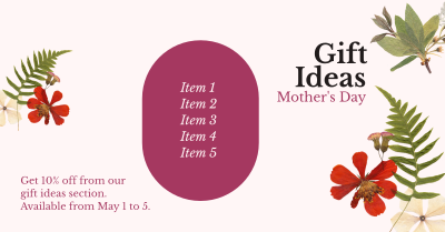 Gift for Mothers Facebook ad Image Preview