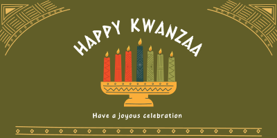 Kwanzaa Candles Twitter Post Image Preview