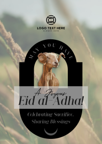 Greater Eid Ram Greeting Flyer Design