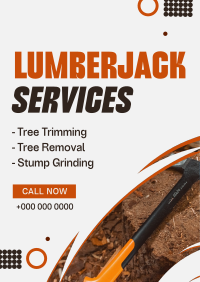 Corporate Lumberjack Services Flyer Design