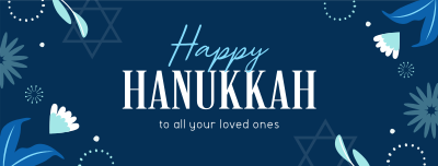 Elegant Hanukkah Night Facebook cover Image Preview