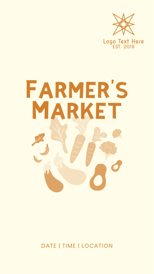 Farmers Market Instagram story Image Preview