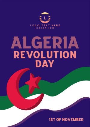 Algeria Revolution Day Flyer Image Preview