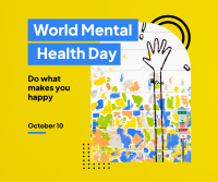 World Mental Health Day Facebook Post Design