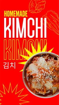 Homemade Kimchi Instagram Reel Design