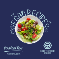 Vegan Salad Recipes Instagram post Image Preview