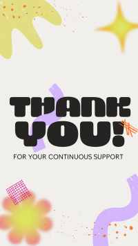 Quirky Thank You TikTok Video Preview