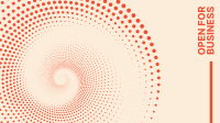 Halftone Spiral Conch Facebook Event Cover Image Preview