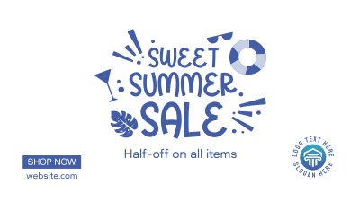 Sweet Summer Sale Facebook event cover Image Preview