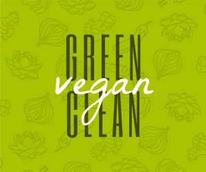 Green Clean and Vegan Facebook post Image Preview