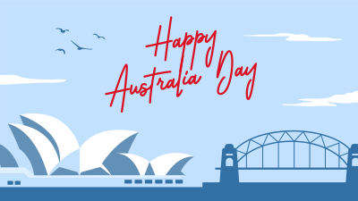 Happy Australia Day Facebook event cover Image Preview