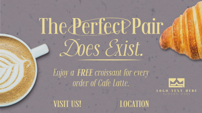 Perfect Coffee Croissant Facebook event cover Image Preview