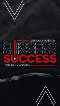 Success as Daily Agenda Video Preview