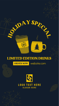 Holiday Special Drinks Facebook story Image Preview